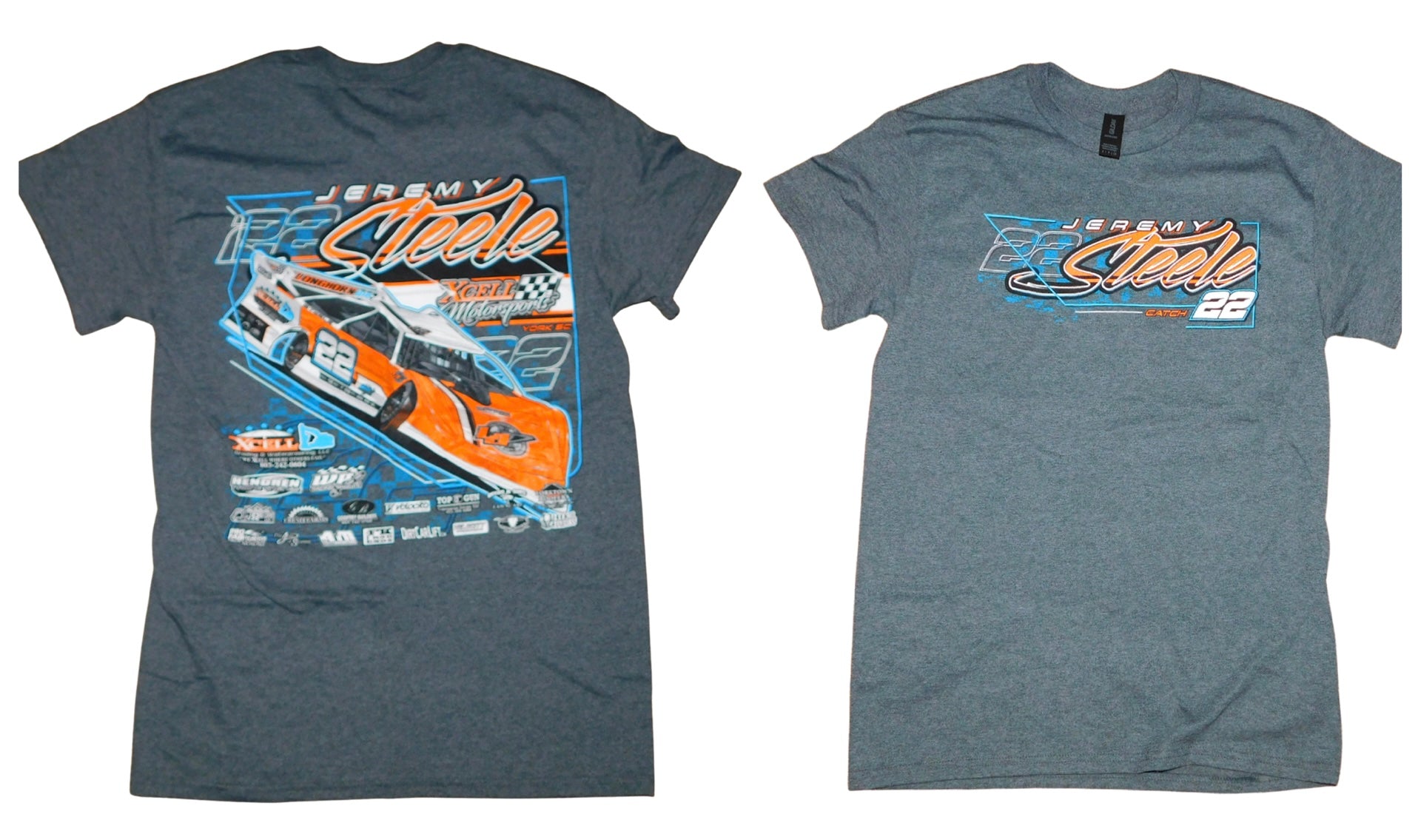 2026 Gray Jeremy Steele Racing T-Shirt